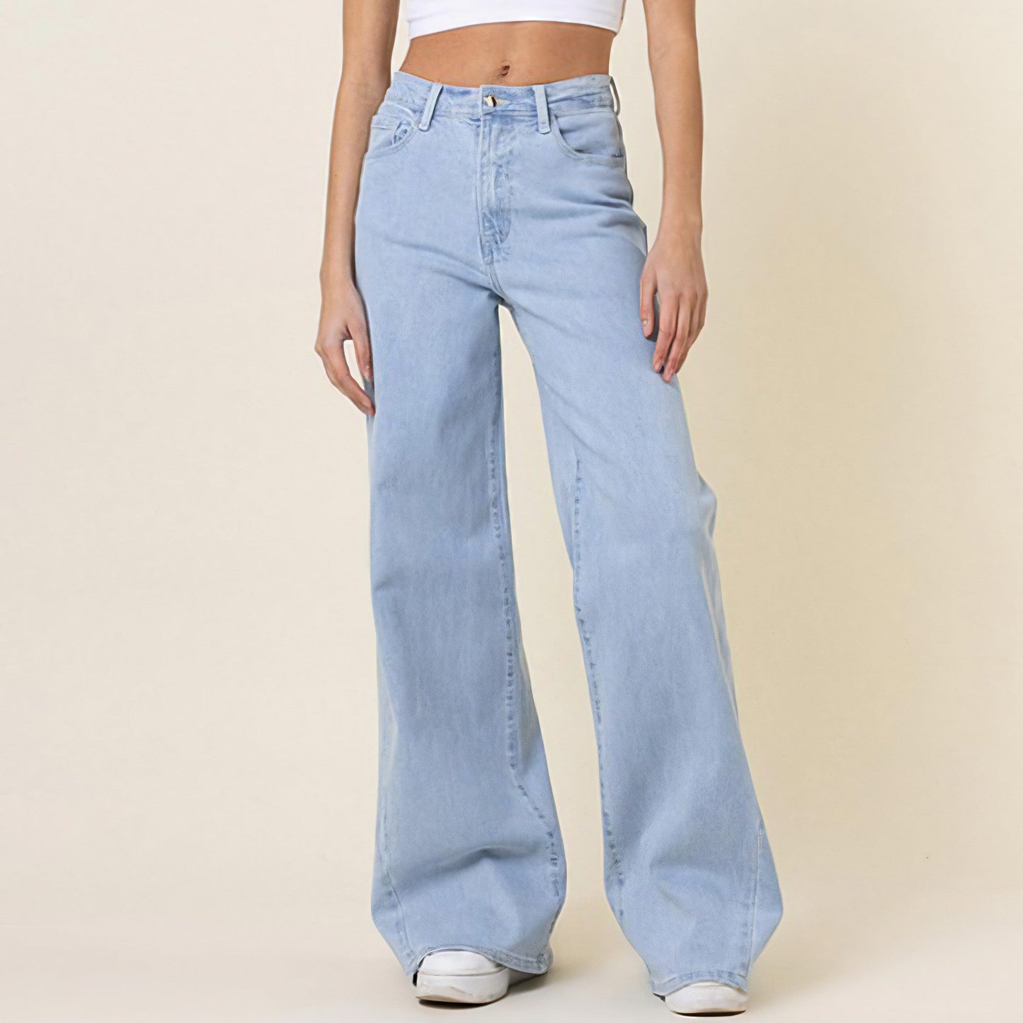 Low Rider Wide Leg Jeans